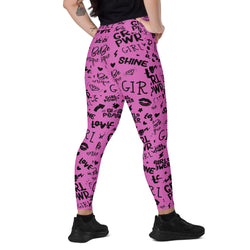 Girl Power Leggings with Pockets | All Sizes