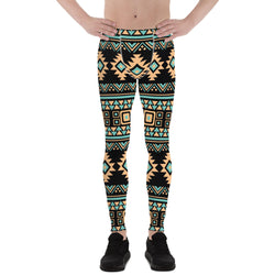 Aztec Print Leggings for Men