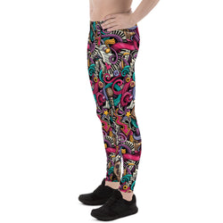 Grunge Rock Leggings for Men