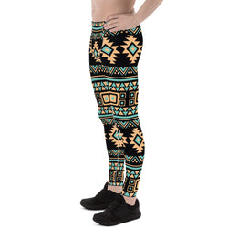 Aztec Print Leggings for Men