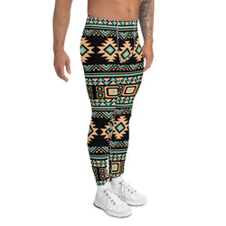 Aztec Print Leggings for Men