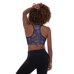 Empower Sports Bra in Purple