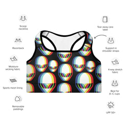 Alien Invasion Sports Bra