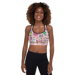 Be Badass Unicorn Sports Bra