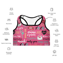 Be Mine Forever Sports Bra