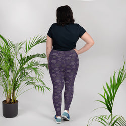 Empower Leggings in Deep Purple| Plus Size