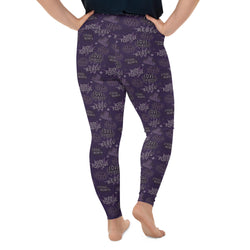 Empower Leggings in Deep Purple| Plus Size