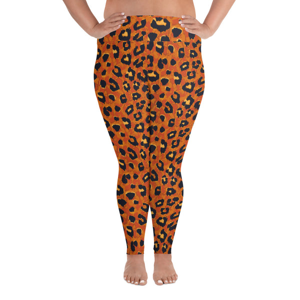 SHE REBEL - Leopard Spot Leggings | Plus Size