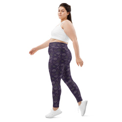 Empower Leggings in Deep Purple| Plus Size