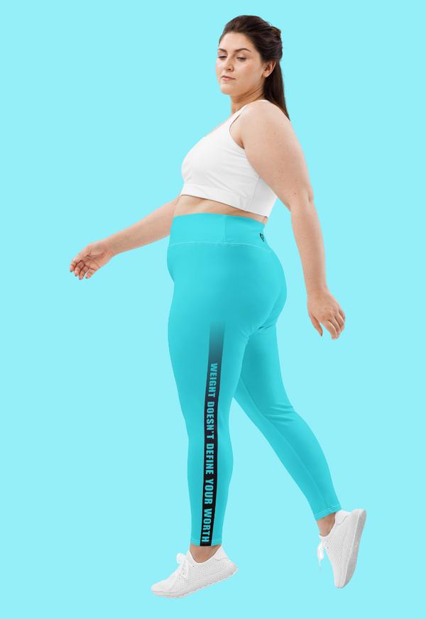 Jaime's "Weight Doesn't Define Your Worth" Leggings | Plus Size