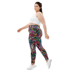 Grunge Rock N Roll Leggings | Plus Size
