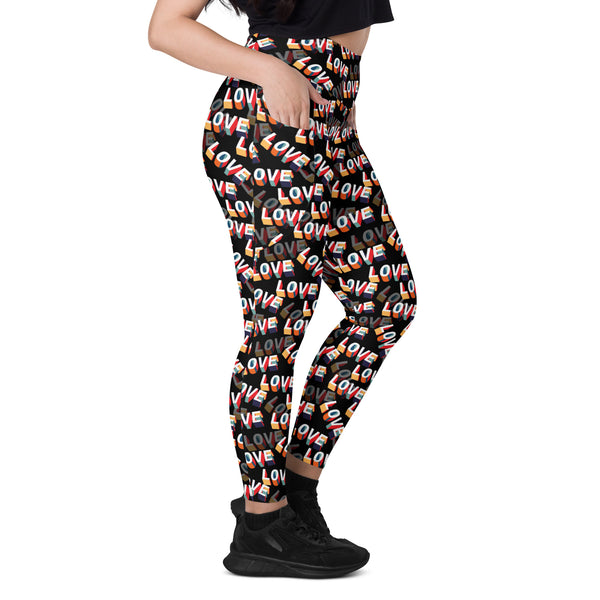 SHE REBEL - Love Is in the Air Leggings with Pockets