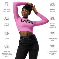SHE REBEL - Girl Boss Recycled Crop Top UPF 50+