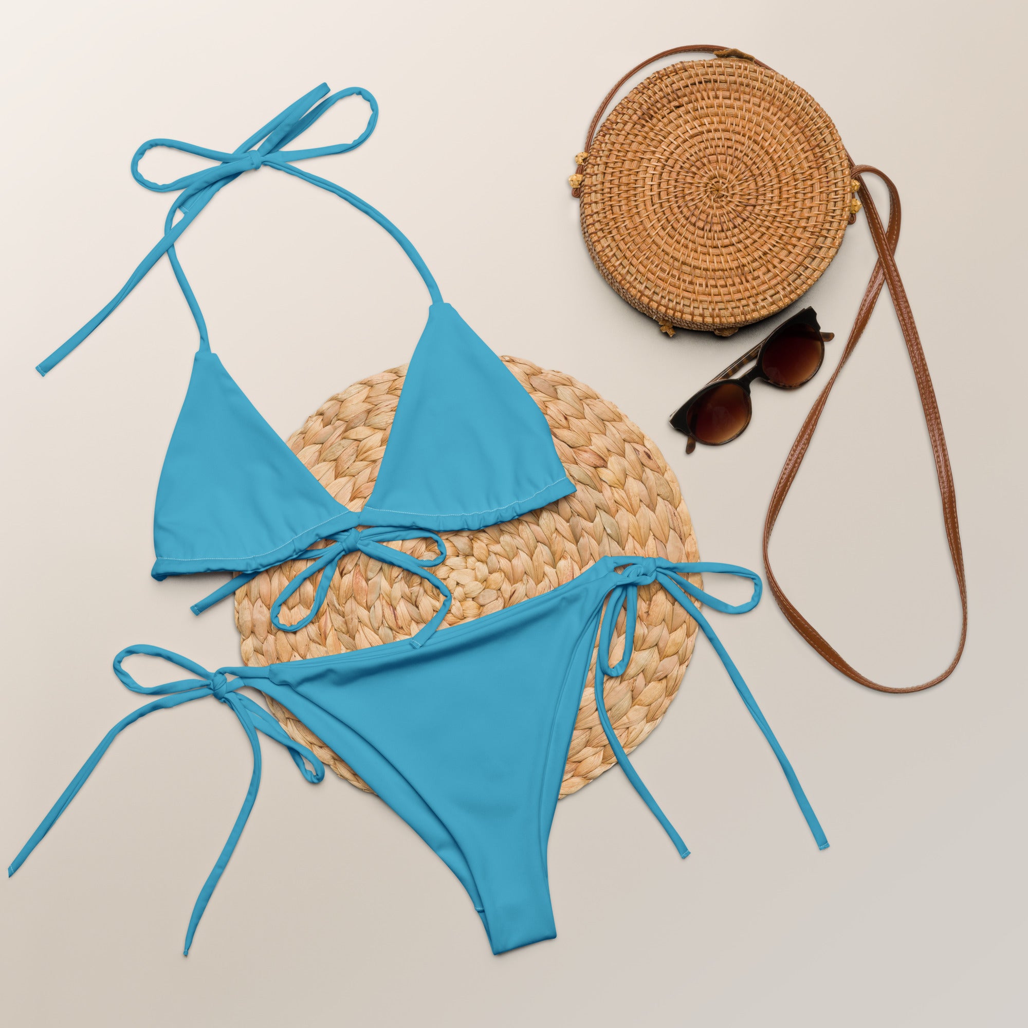 Summer Blue String Bikini