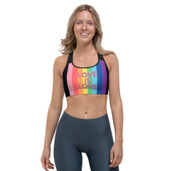 Love is Love Sports Bra