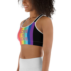 Love is Love Sports Bra