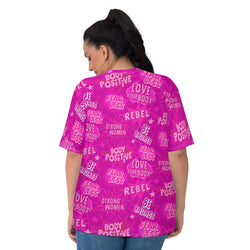 Empower Graphic Tee in Hot Pink