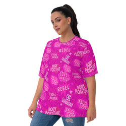 Empower Graphic Tee in Hot Pink