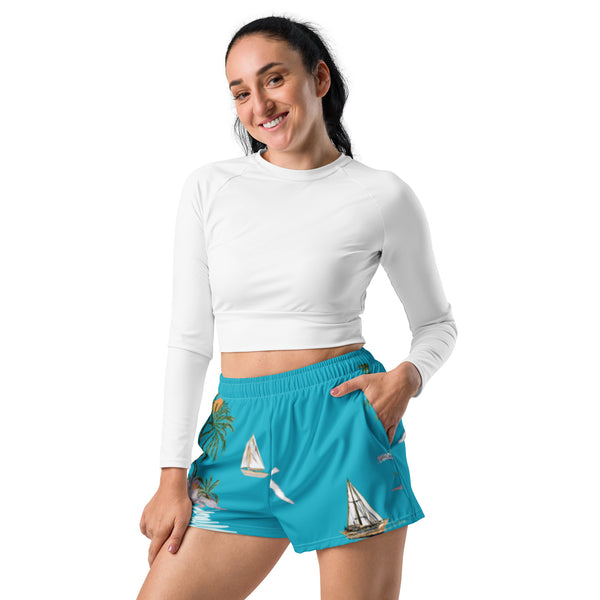 By The Sea Recycled Athletic Shorts