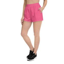Recycled Athletic Shorts in Brink Pink