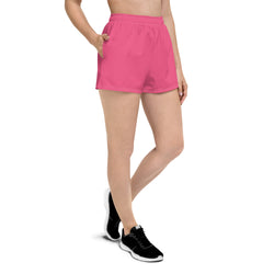 Recycled Athletic Shorts in Brink Pink