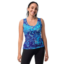 Brilliant Blue Agate Tank Top