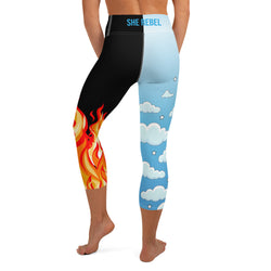 Heaven & Hell Yoga Capri Leggings
