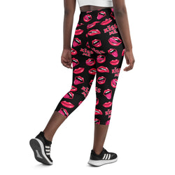 Kiss-A-Licious Yoga Capri Leggings