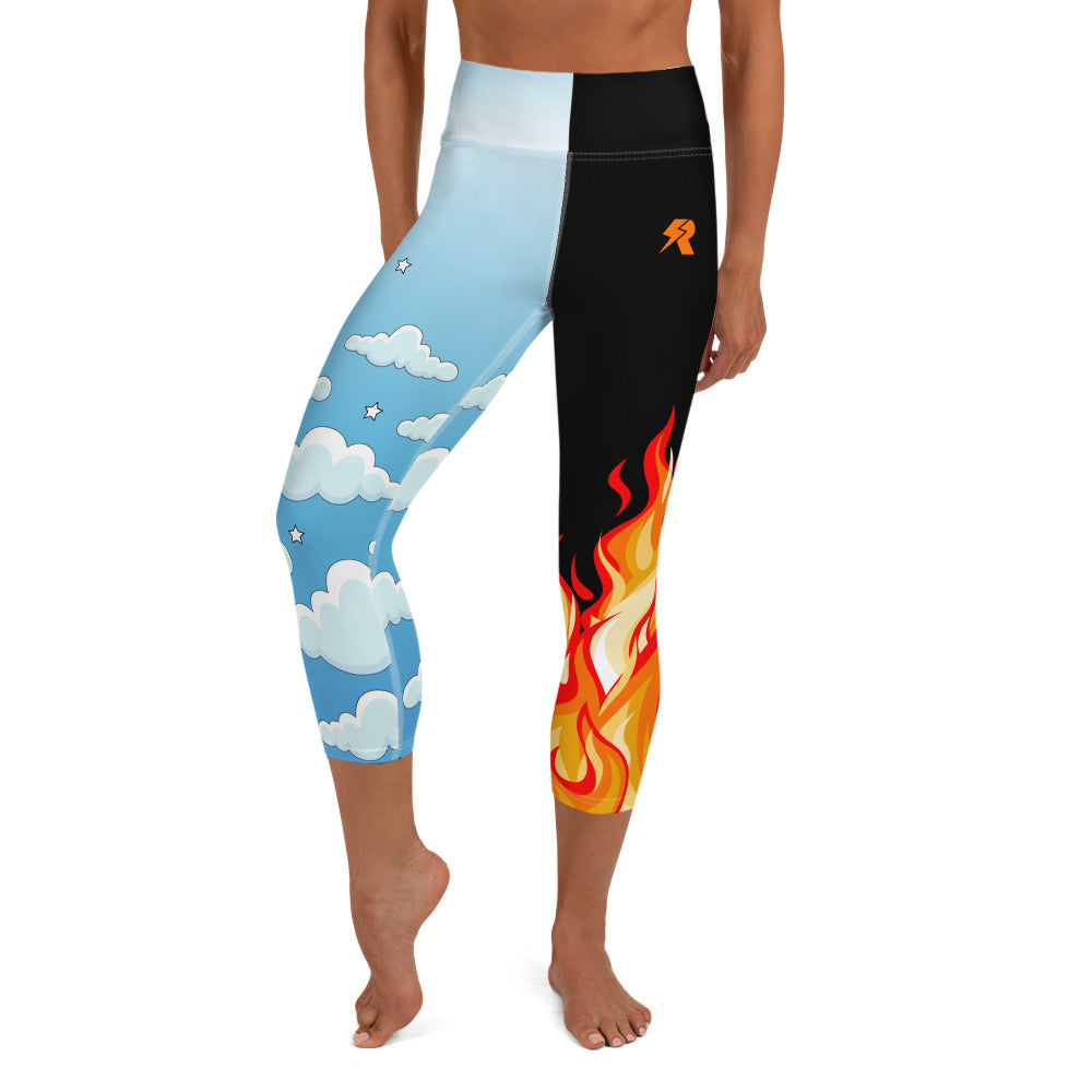 Heaven & Hell Yoga Capri Leggings