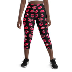Kiss-A-Licious Yoga Capri Leggings