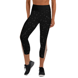 Crescent Moon & Sun Yoga Capri Leggings