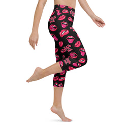 Kiss-A-Licious Yoga Capri Leggings