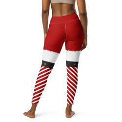 Santa Claus Belt Buckle Yoga Leggings