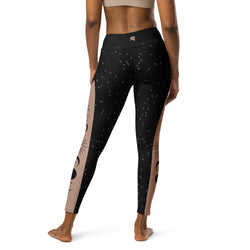 SHE REBEL - Crescent Moon & Sun Yoga Leggings