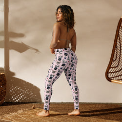 I Love Paris Doggy Yoga Leggings