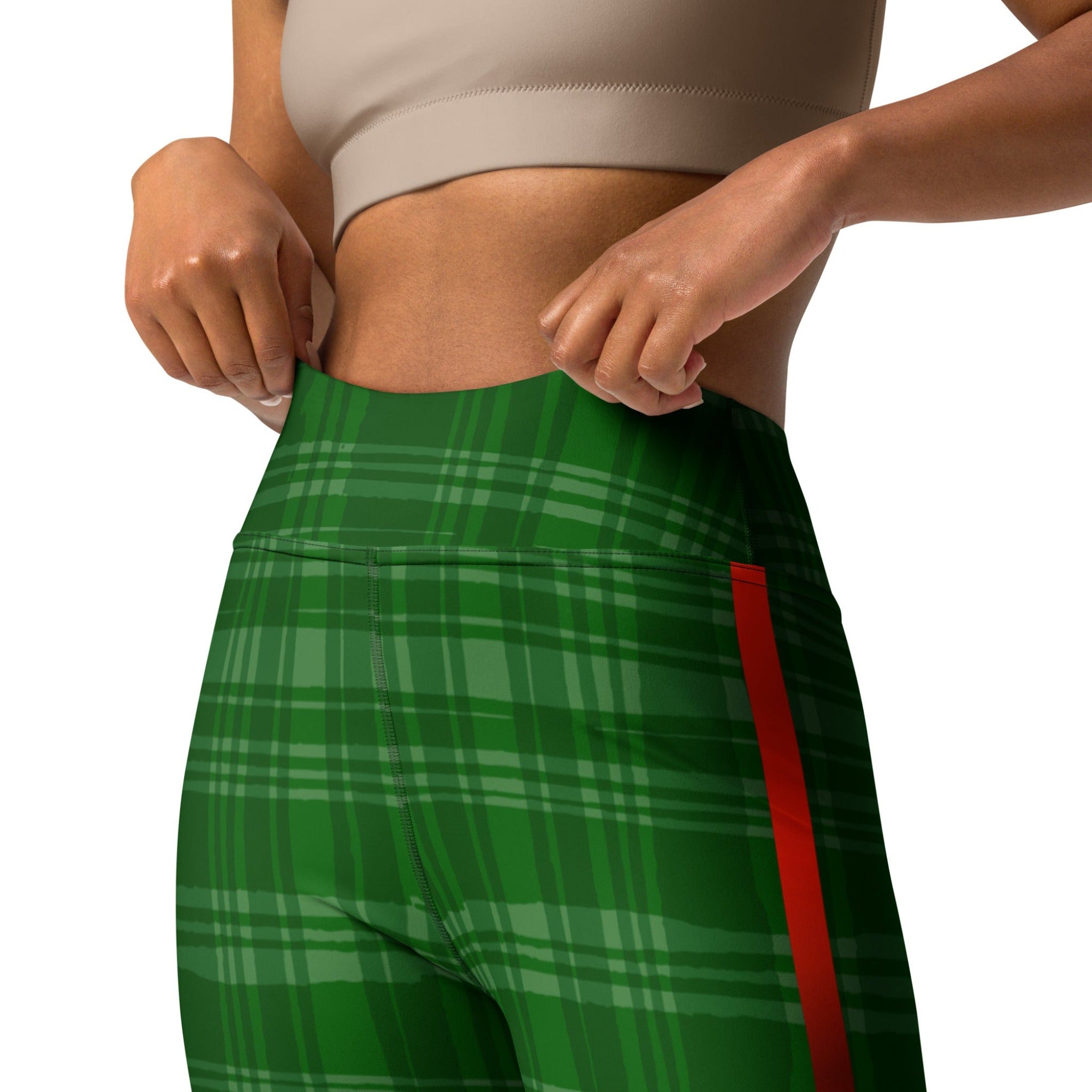 Christmas Bow Yoga Leggings
