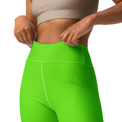 Neon Lime Yoga Leggings