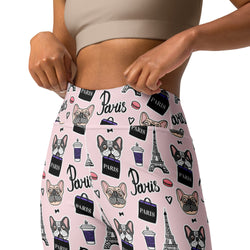 I Love Paris Doggy Yoga Leggings