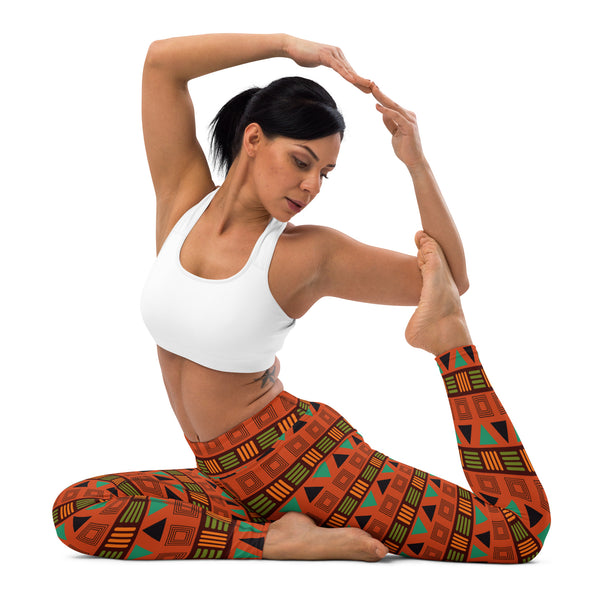 SHE REBEL - African Tribal Print Yoga Leggings