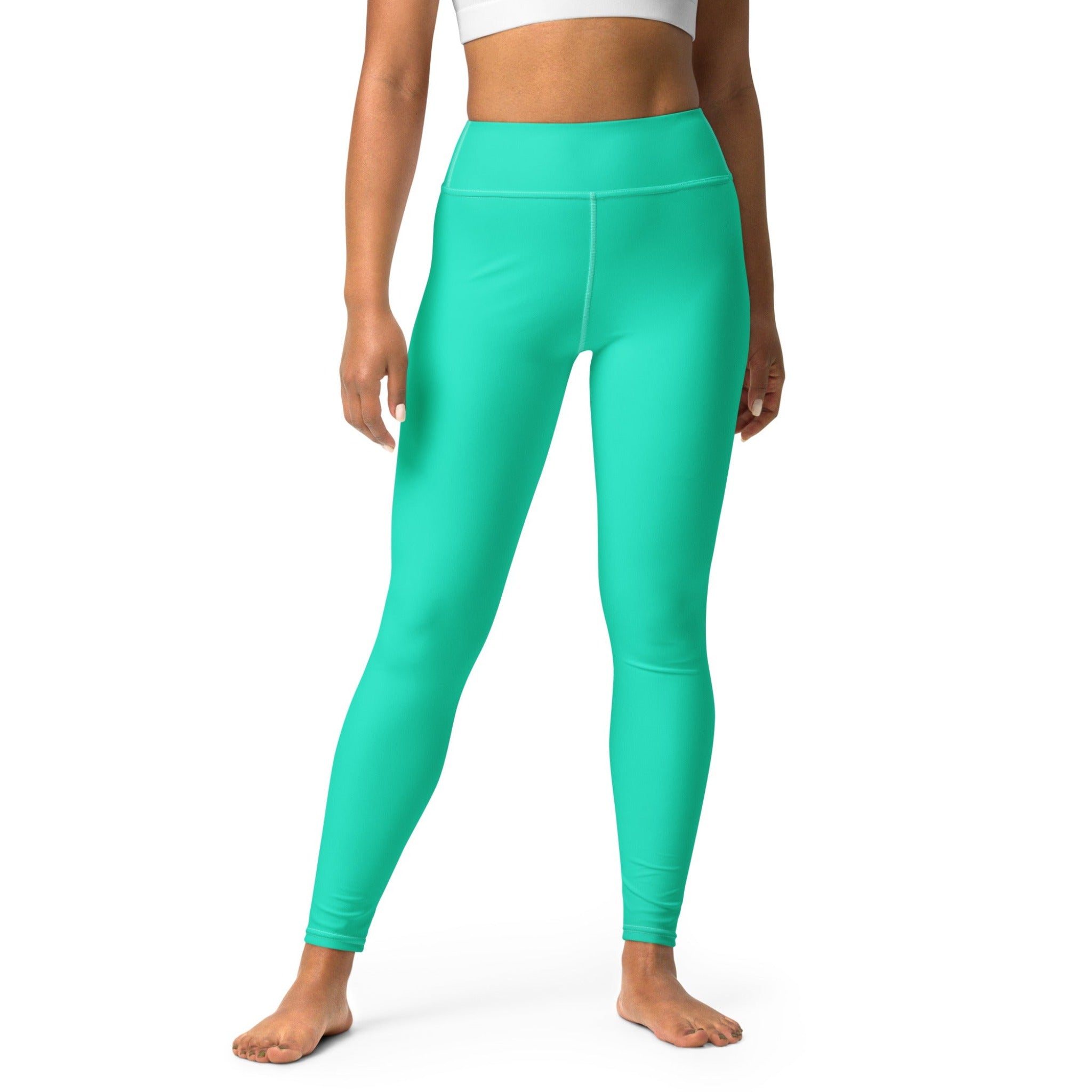 Yoga Leggings in Sea Green