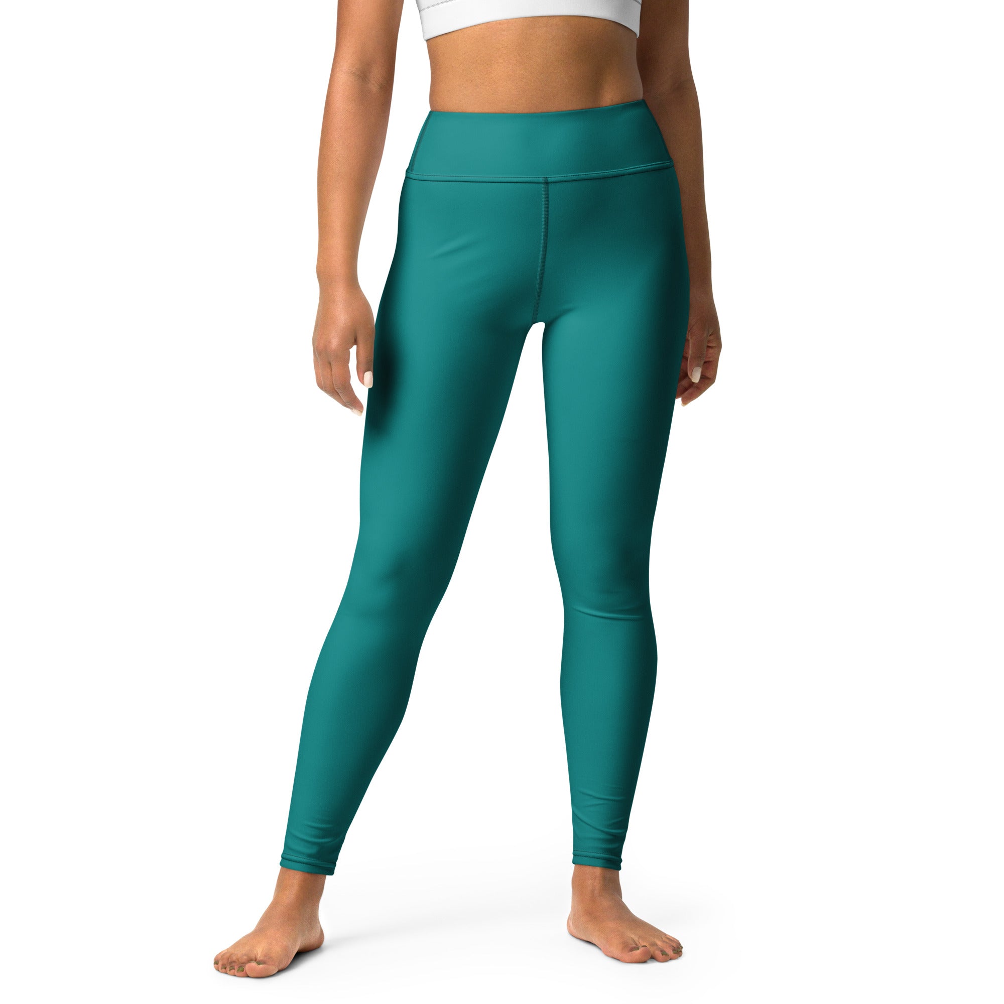 Ocean Teal Yoga Leggings