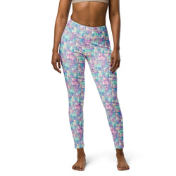 Mini Tetris Pixelated Yoga Leggings