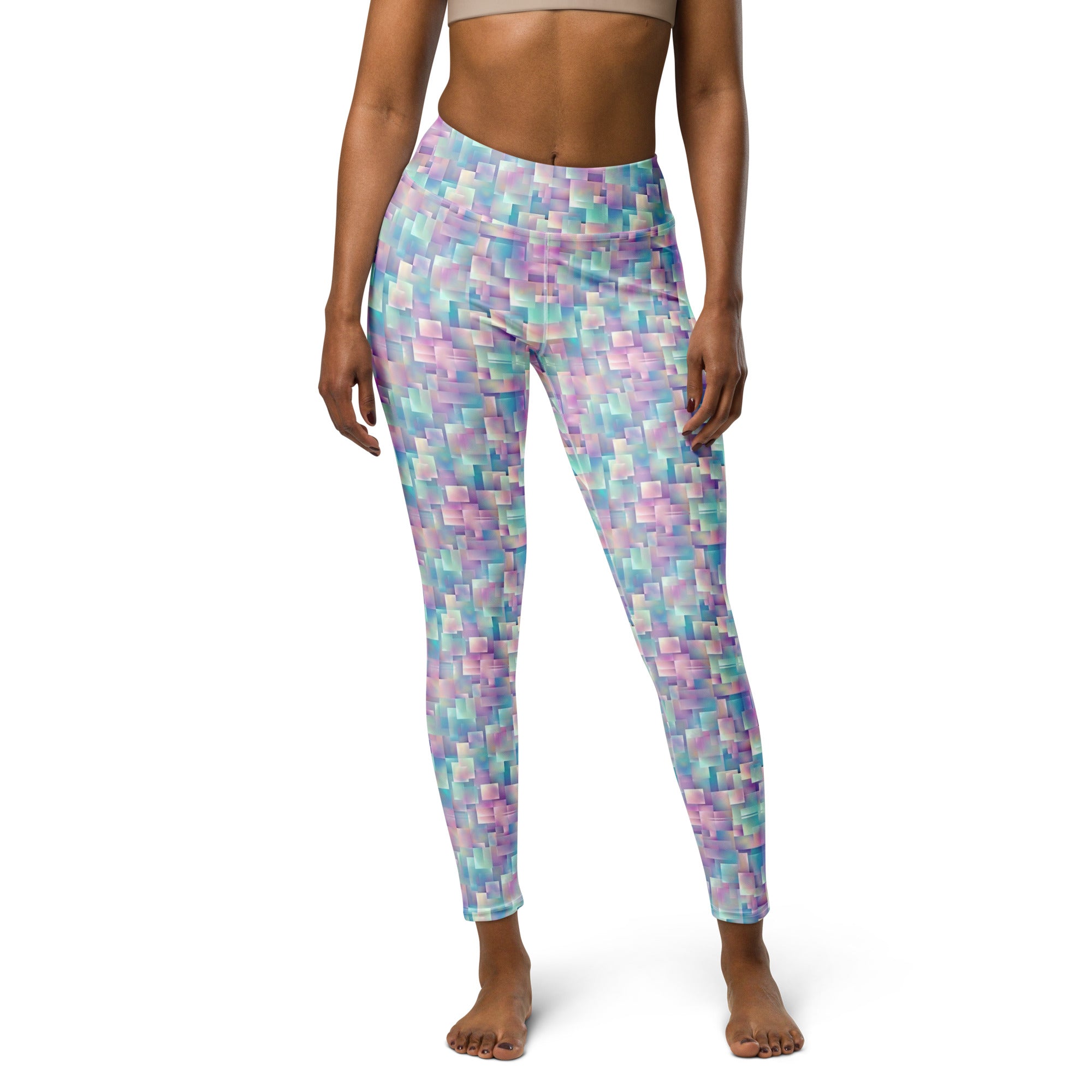 Mini Tetris Pixelated Yoga Leggings