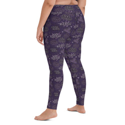 SHE REBEL - Empower Yoga Leggings in Purple