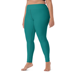 Ocean Teal Yoga Leggings