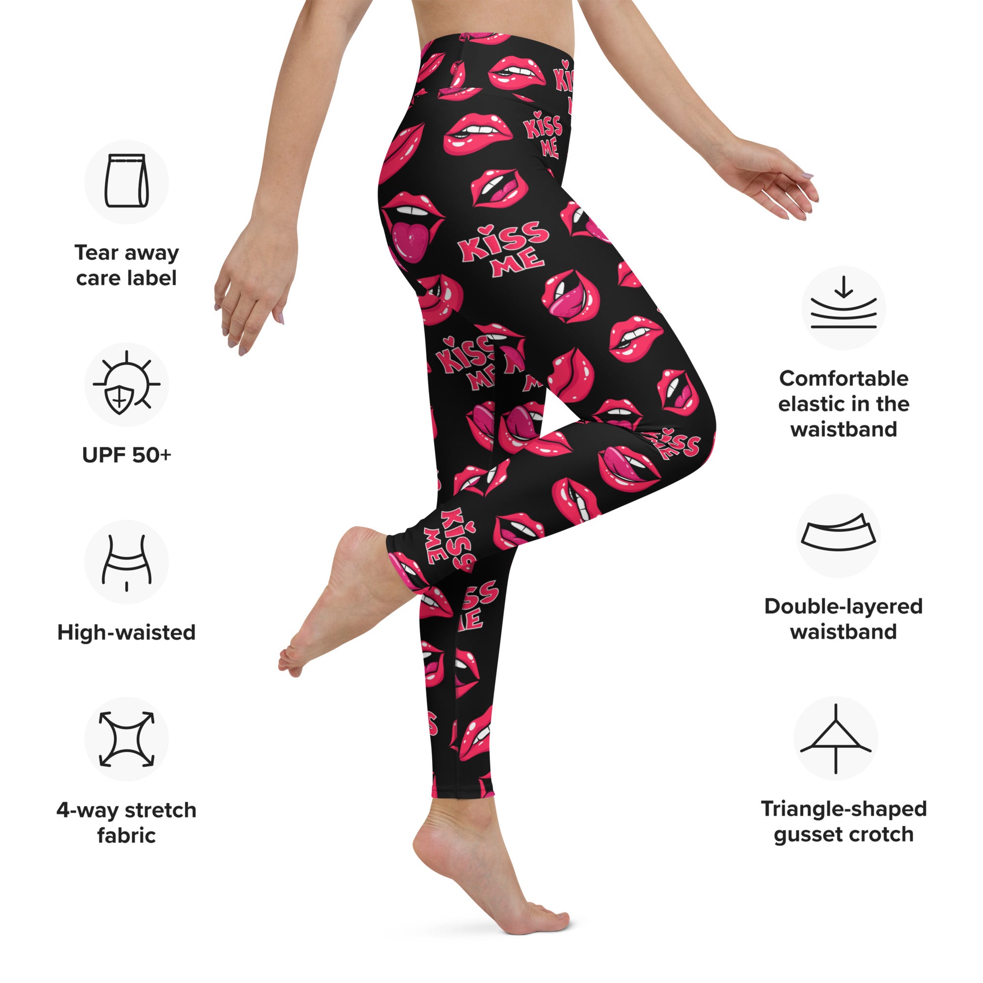 Kiss-A-Licious Yoga Leggings