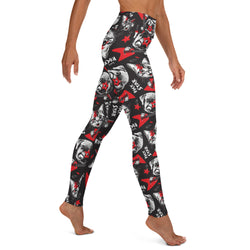 Kitty & Doggy Rock Star Yoga Leggings