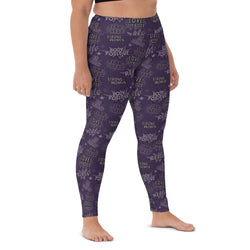 SHE REBEL - Empower Yoga Leggings in Purple