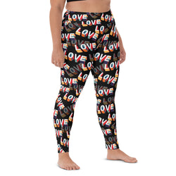 LOVE Is In The Air Yoga Leggings