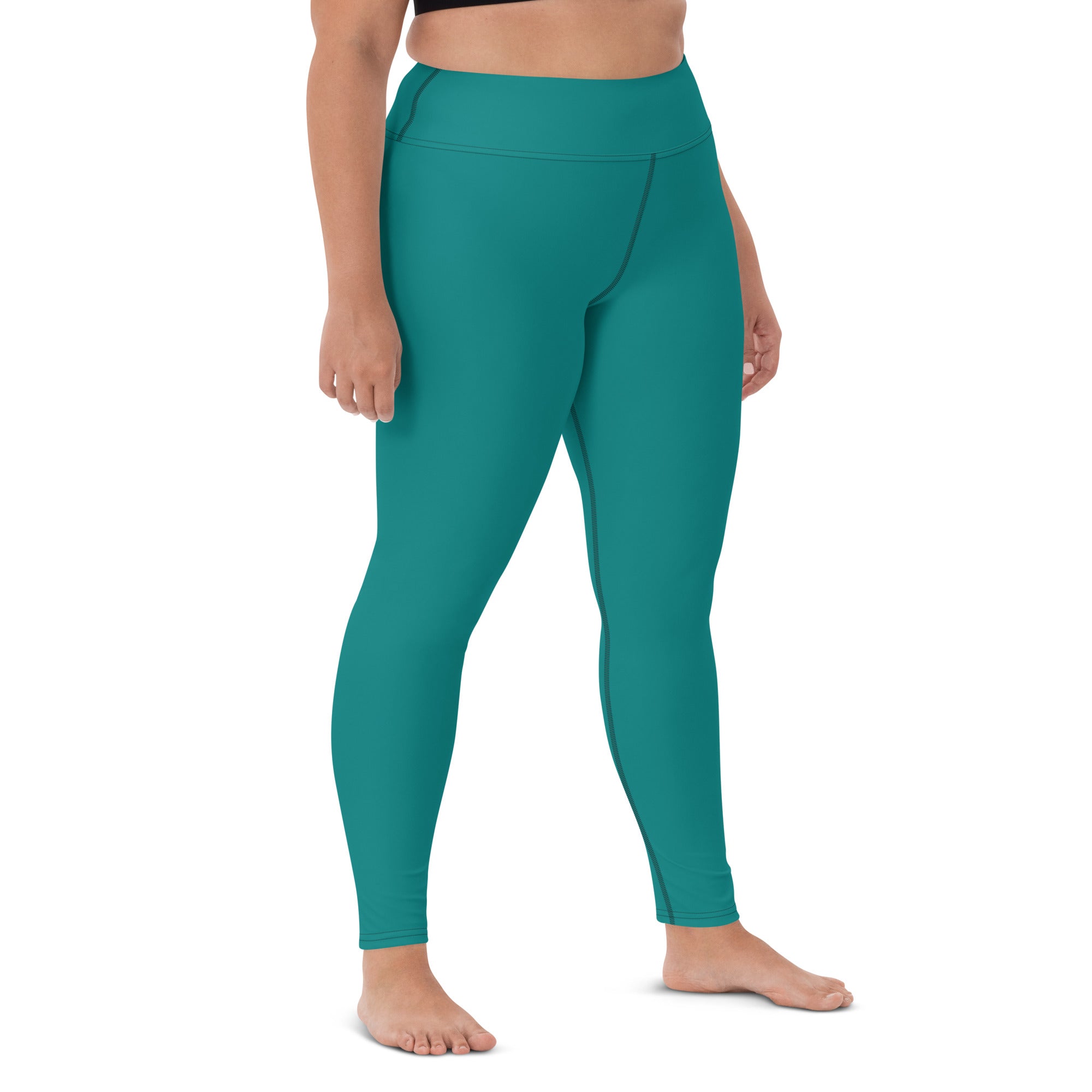 Ocean Teal Yoga Leggings
